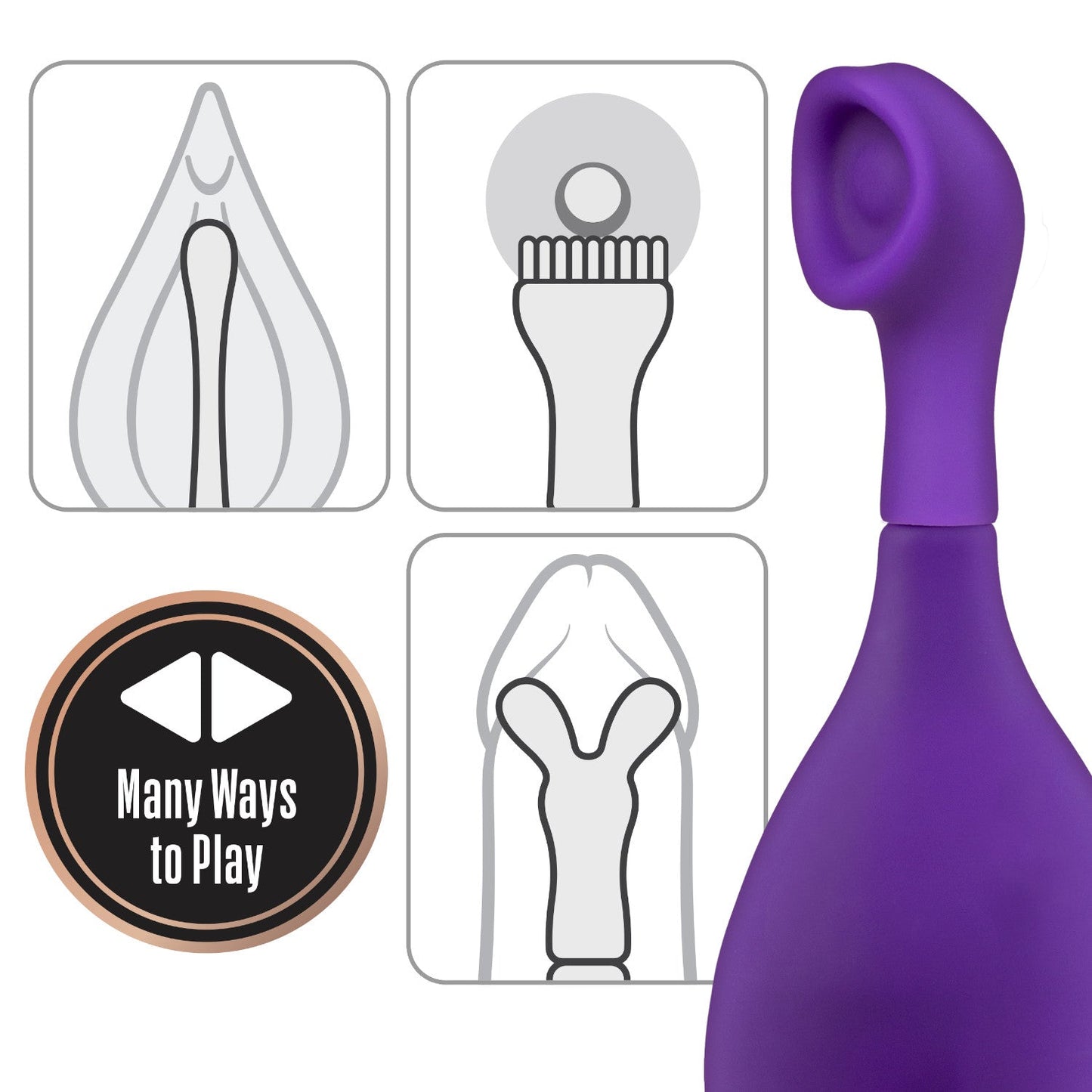 Blush Novelties Lush Juna High-Frequency Vibrator Purple