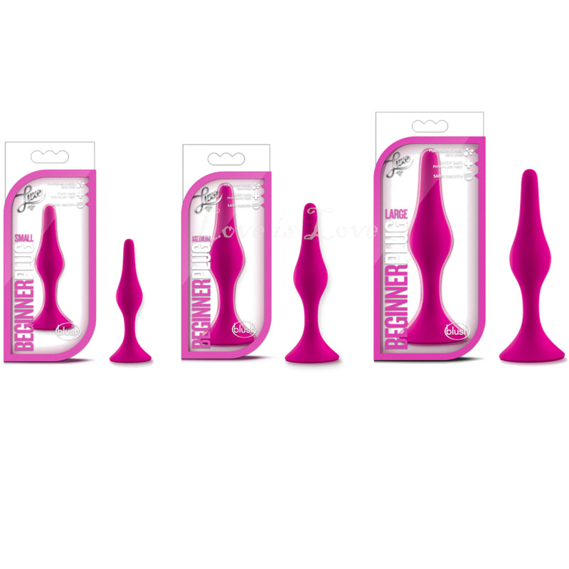 Blush Luxe Beginner Plug Pink or Black
