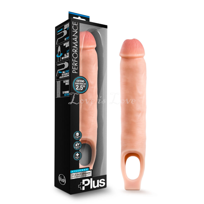Blush Performance Plus Silicone Cock Sheath Penis Extender