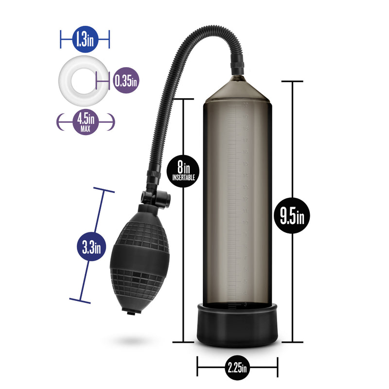 Blush Performance VX101 Male Enhancement Penis Pump Black