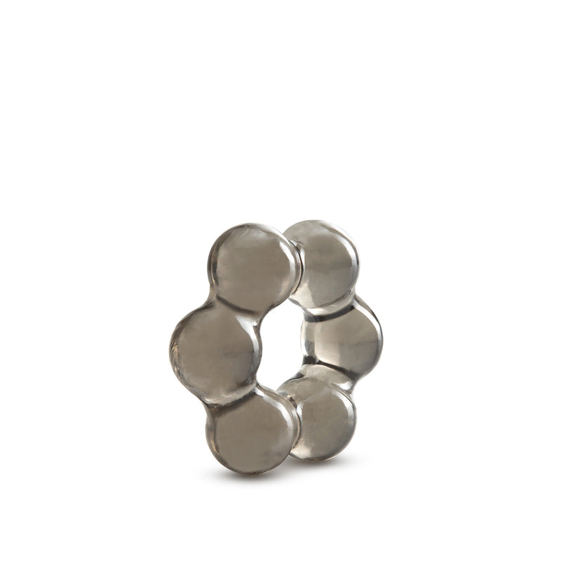 Blush Stay Hard Thick Bead Cock Ring Black