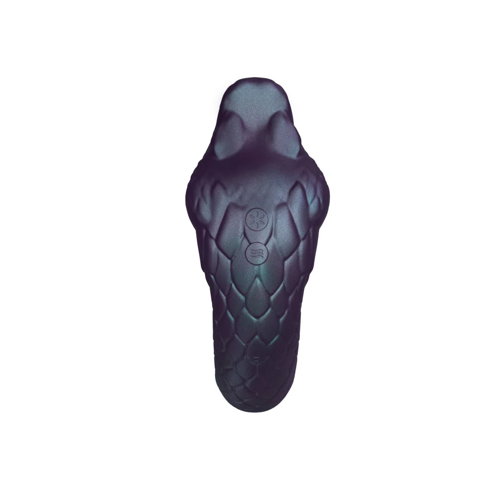 Blush Temptasia Rattle Snake Dual-Ended Vibrator With Mystical Plasma Globe - Dark Millenia
