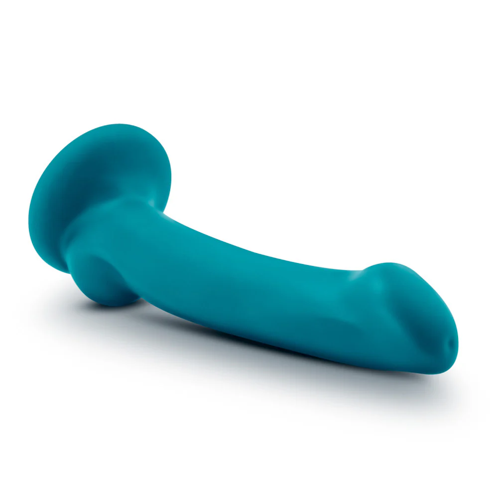 Blush Temptasia Reina 7-Inch Silicone G-Spot Dildo with Suction Base - Teal