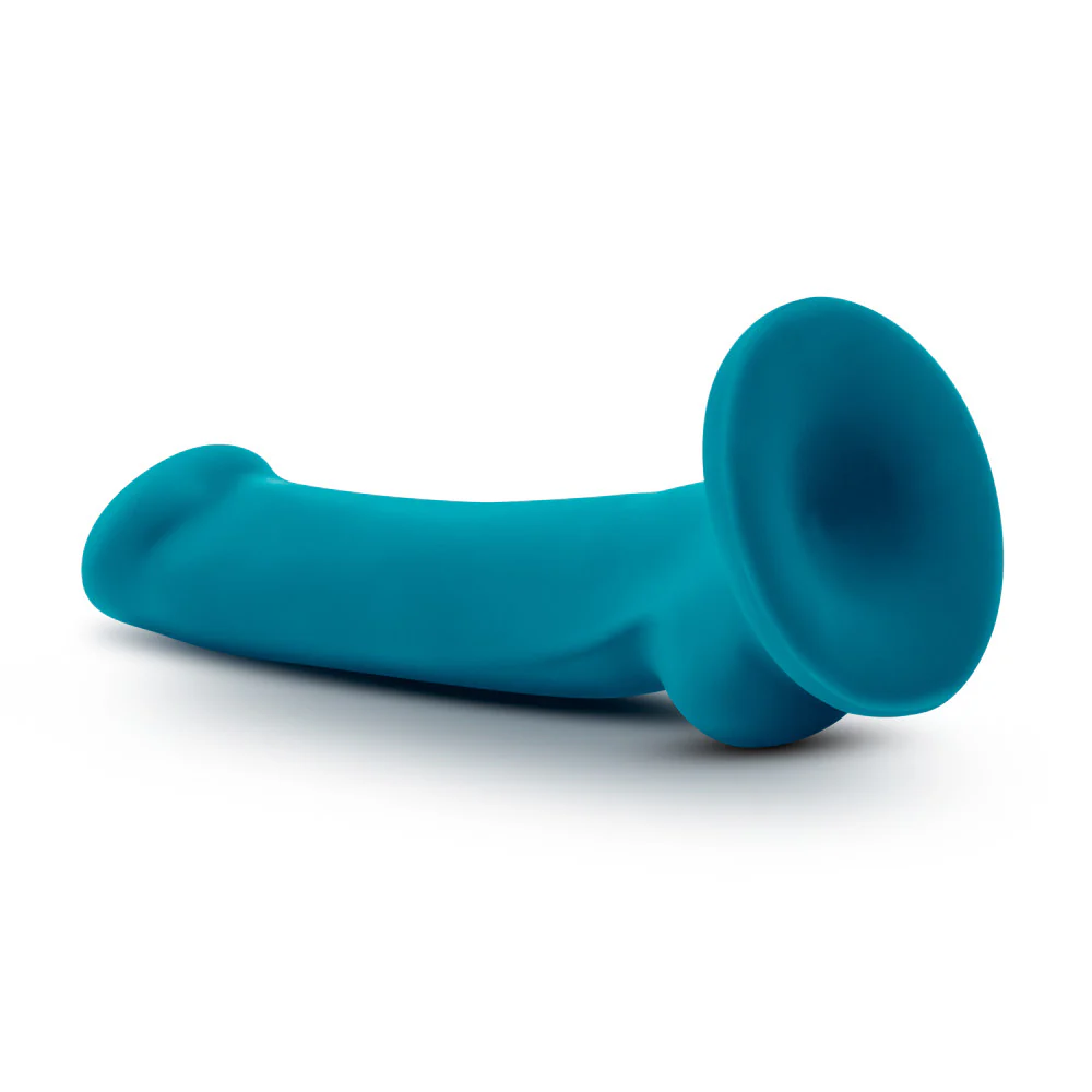Blush Temptasia Reina 7-Inch Silicone G-Spot Dildo with Suction Base - Teal