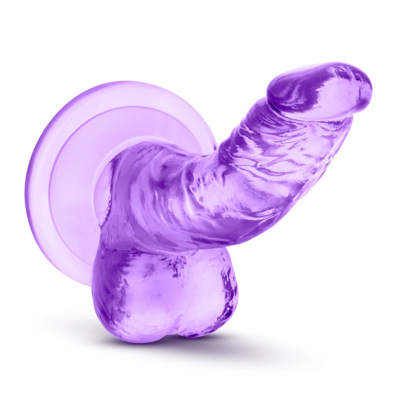 Blush Naturally Yours 4 Inches Mini Cock With Balls Pink or Purple