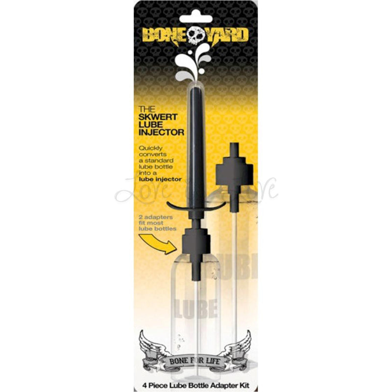 Boneyard Lube Injector 4 Piece Lube Bottle Adapter Kit