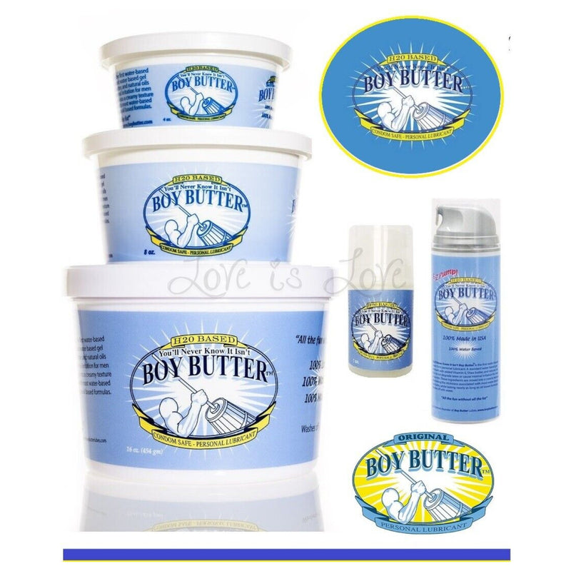 Boy Butter H2O Water Based Personal Lubricant