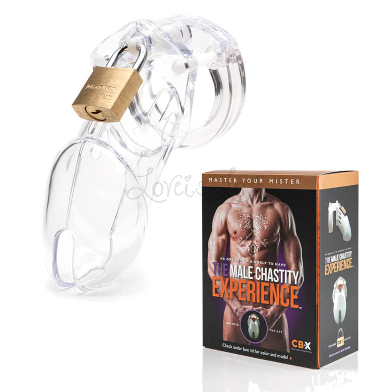 CB-X CB-6000 3.25 Inch Male Chastity Cock Cage Kit (Authorized Dealer)