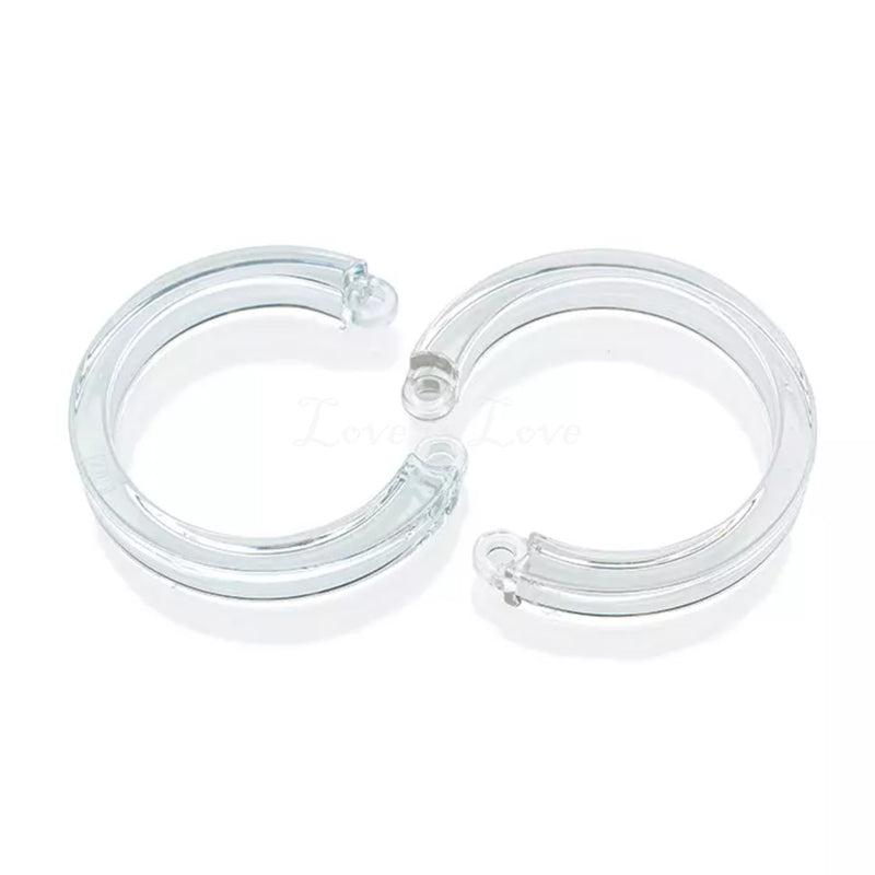 CB-X Large U-Rings Clear 2-1/8" and 2-1/4" (Two Sizes in one pack)