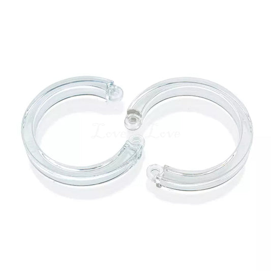 CB-X Large U-Rings Clear 2-1/8" and 2-1/4" (Two Sizes in one pack)