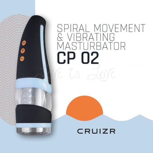 CRUIZR CP02 Rotating & Vibrating Auto Masturbator With Wall Mount