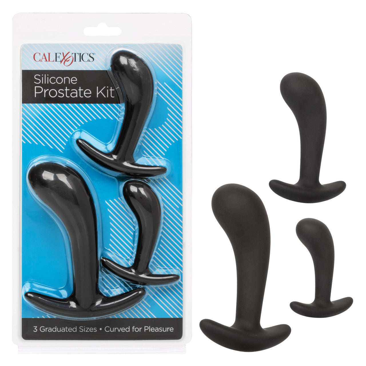CalExotics Silicone Prostate Kit 3 Graduated Sizes