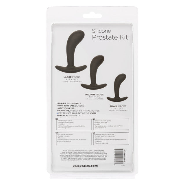 CalExotics Silicone Prostate Kit 3 Graduated Sizes