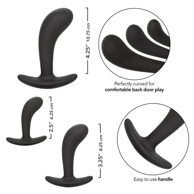 CalExotics Silicone Prostate Kit 3 Graduated Sizes