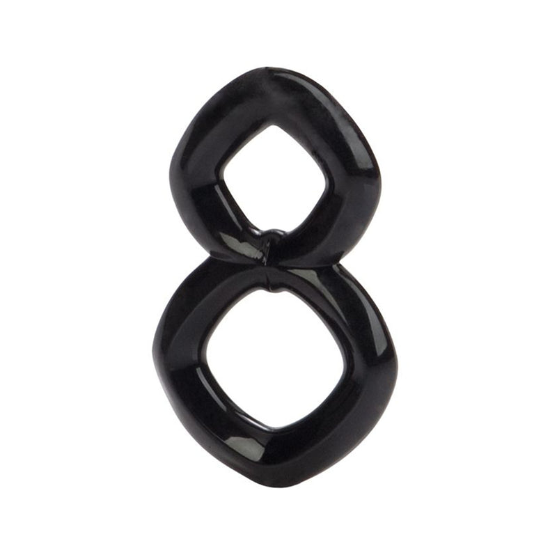 CalExotics Crazy 8 Cock Ring Black