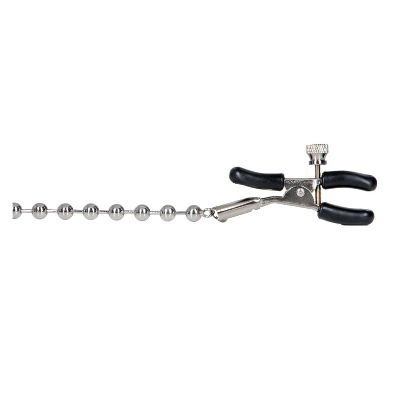 CalExotics Nipple Play Silver Beaded Nipple Clamps