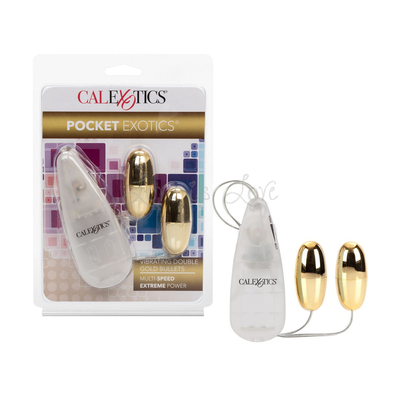 CalExotics Pocket Exotics Vibrating Double Bullets