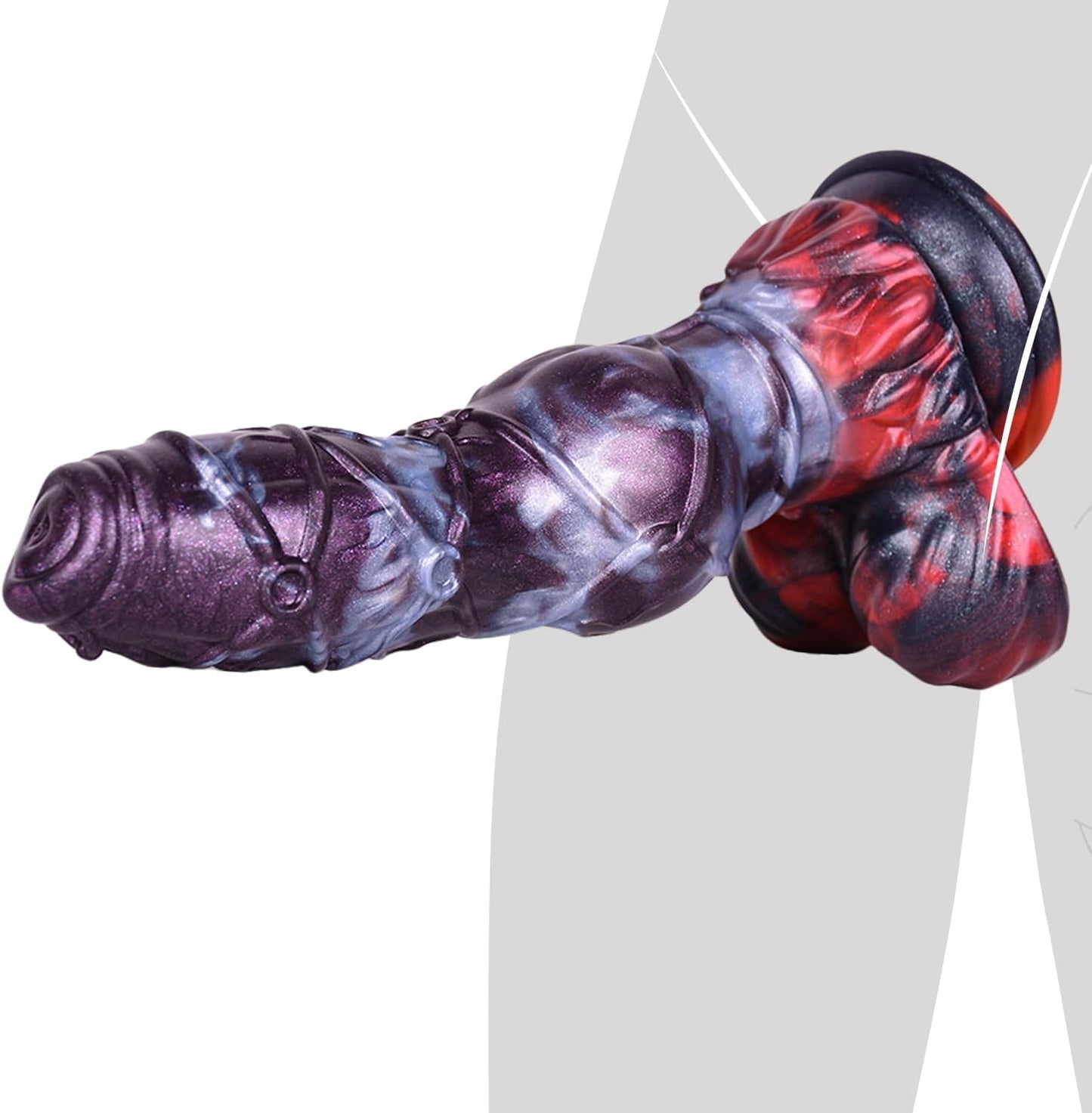 Chained Dragon Fantasy Silicone Dildo with Suction Cup 9.4 Inch [Limited Time Offer]