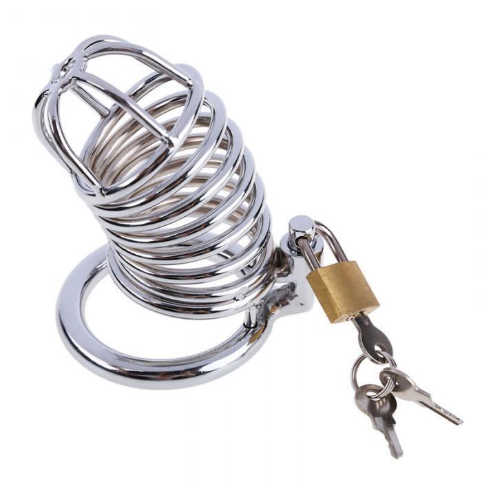 Strict Leather Male Chastity Device Harness (Locking Cock Cage included) [Clearance SALE*]