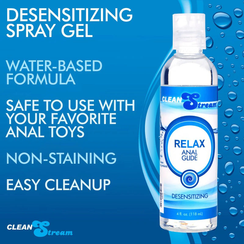 CleanStream Relax Desensitizing Anal Glide Lubricant