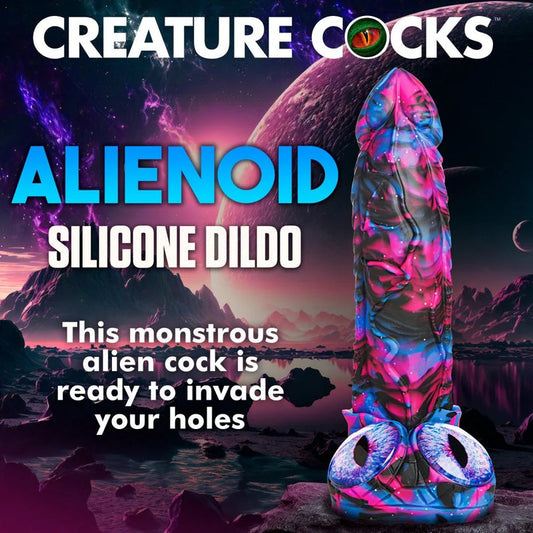 Creature Cocks Silicone Dildo Alienoid or Chrysalis