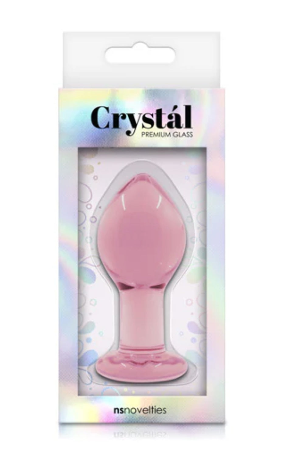NS Novelties Crystal Premium Glass Pink 4 Inch Large (Limited Period Sale)