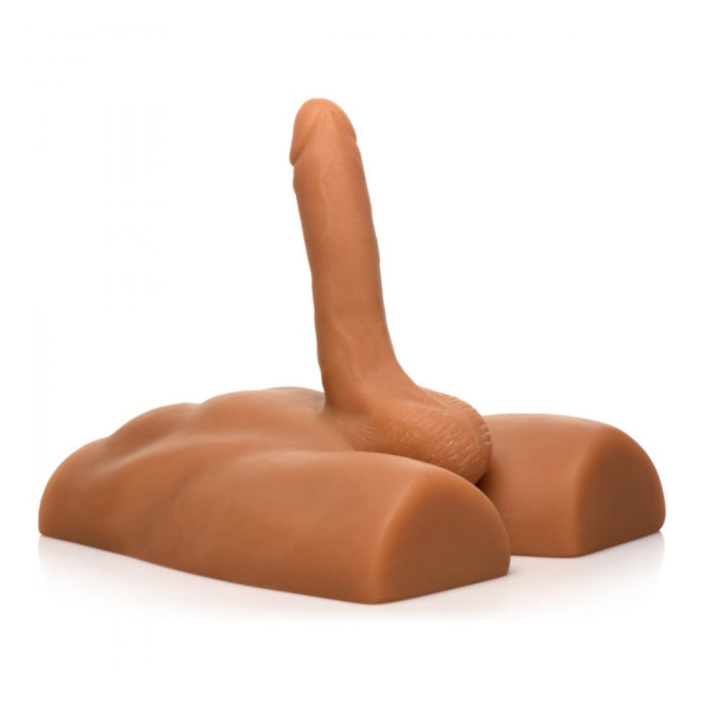 Curve Toys Jock Ass Masturbator with Posable 7 Inch Dildo