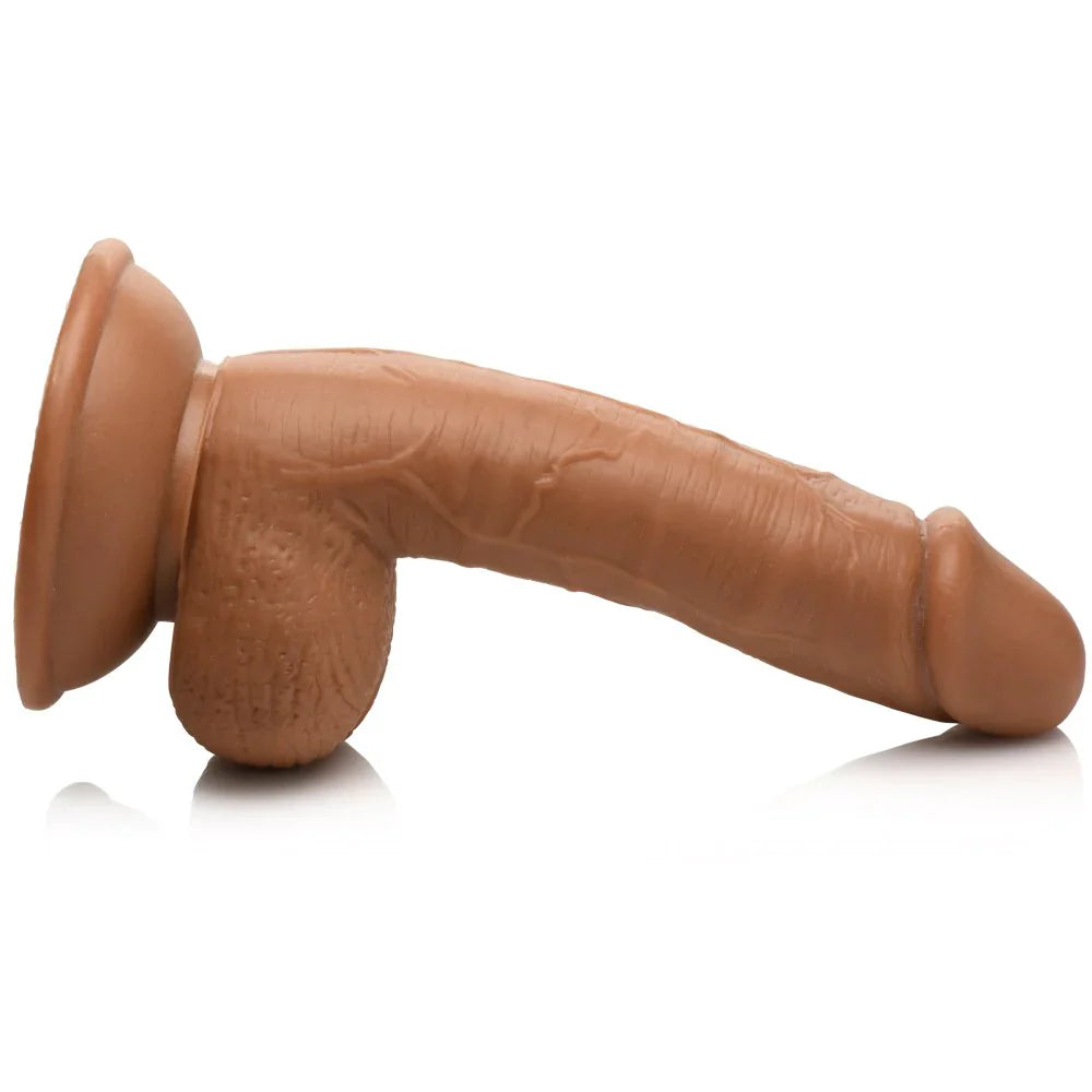 Curve Toys Jock Soccer Sam 7" Dildo with Balls Dark