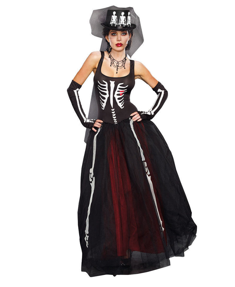 Dreamgirl Costume 9903 Ms. Bones Medium (Only at MPO*) [Clearance SALE