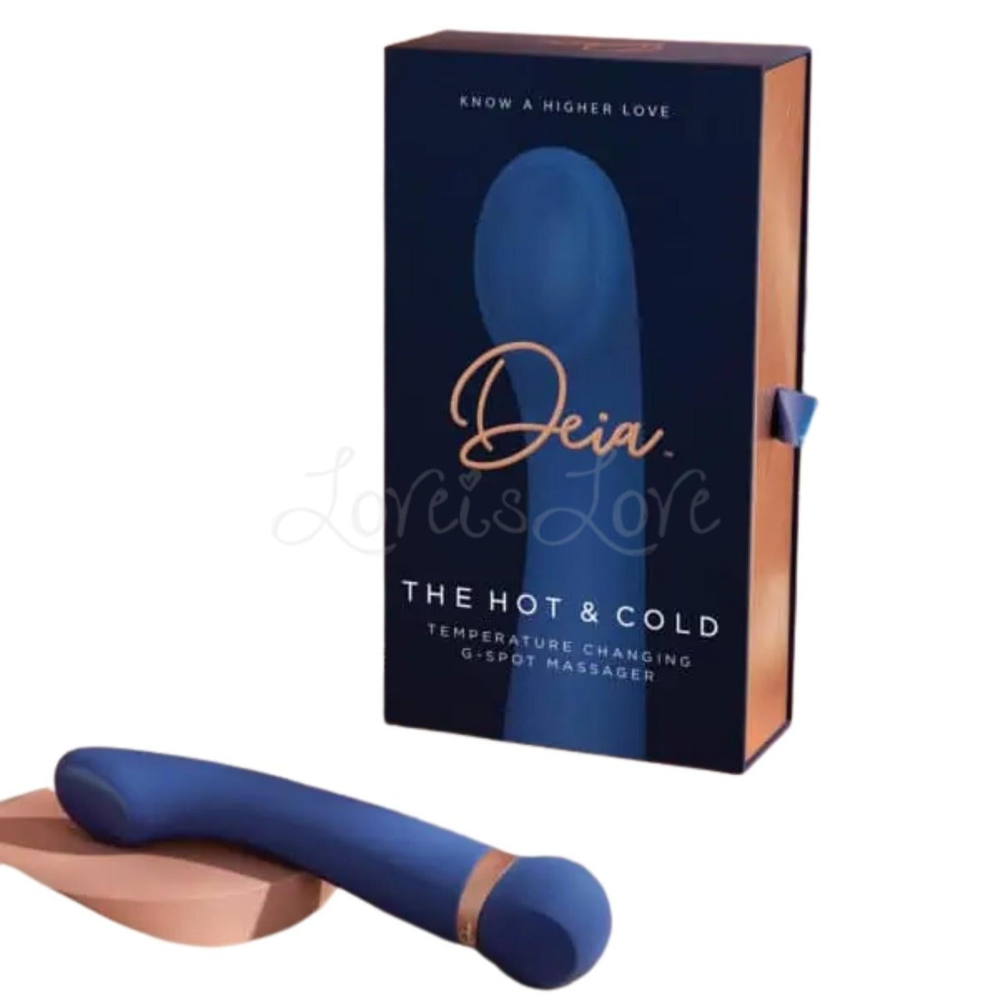 Deia The Hot & Cold Temperature-Changing G-Spot Massager Silicone Blue