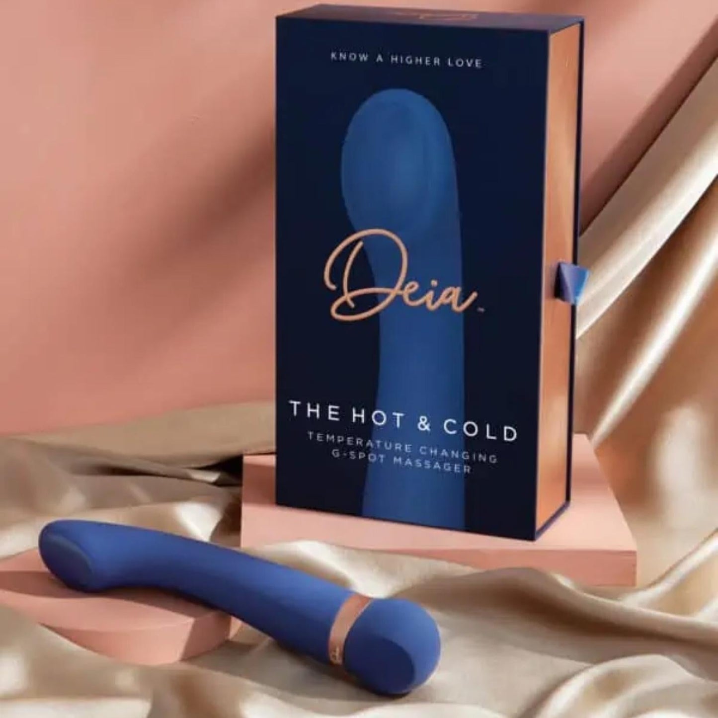 Deia The Hot & Cold Temperature-Changing G-Spot Massager Silicone Blue
