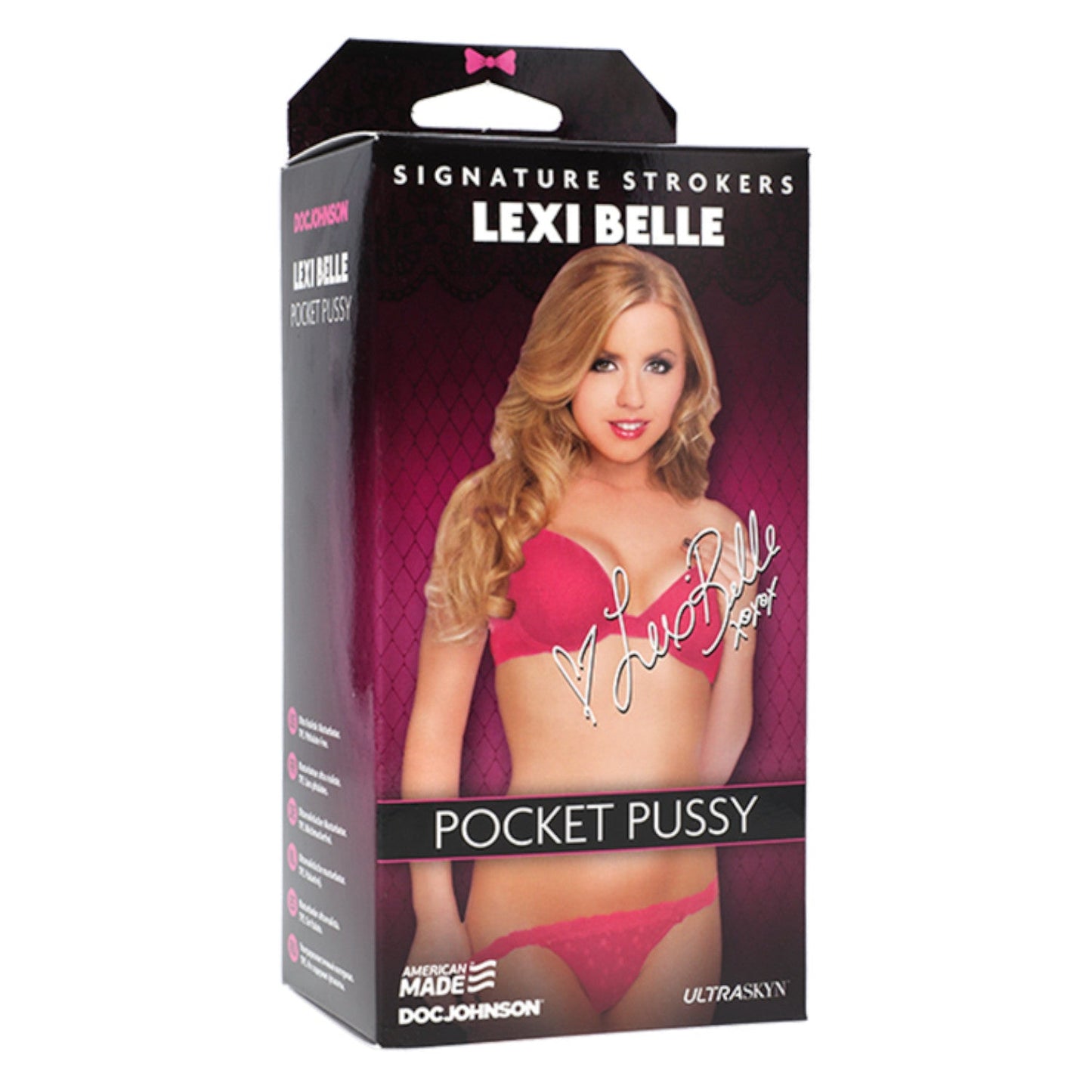 Doc Johnson Signature Strokers Lexi Belle Pocket Pussy UltraSkyn Vanilla
