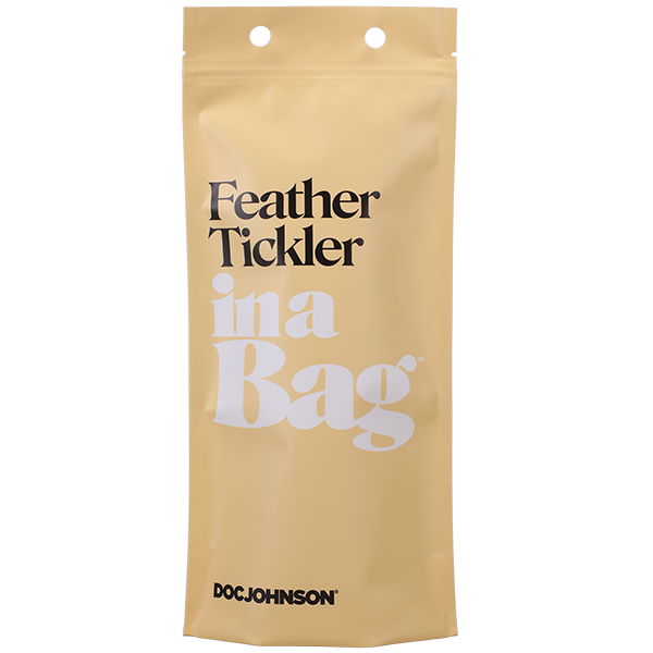 Doc Johnson In A Bag Feather Tickler Black