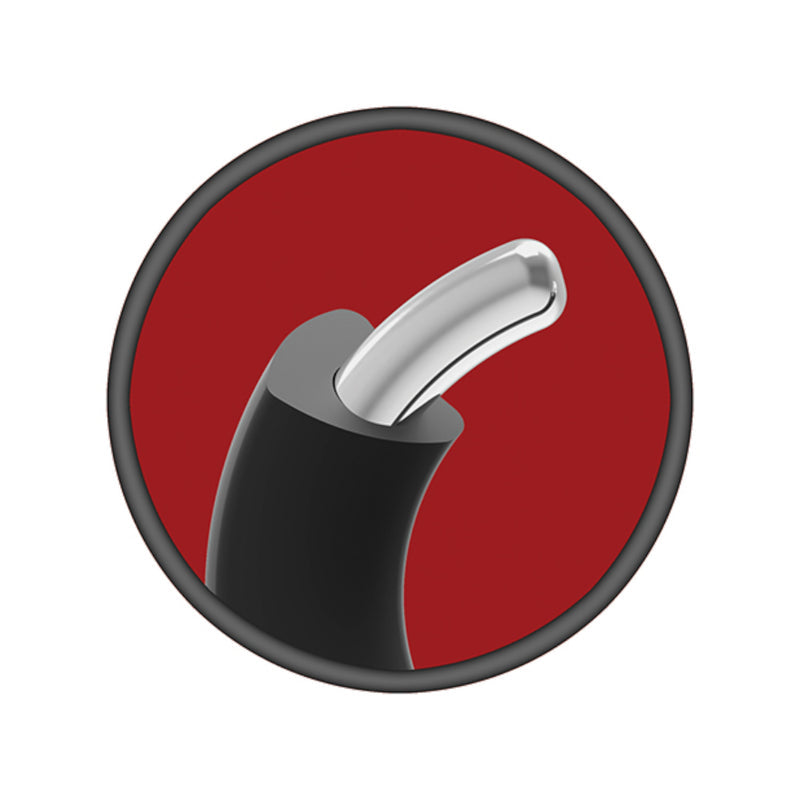 Doc Johnson Kink HYBRID Silicone Covered Metal Cock Ring 35mm or 45mm