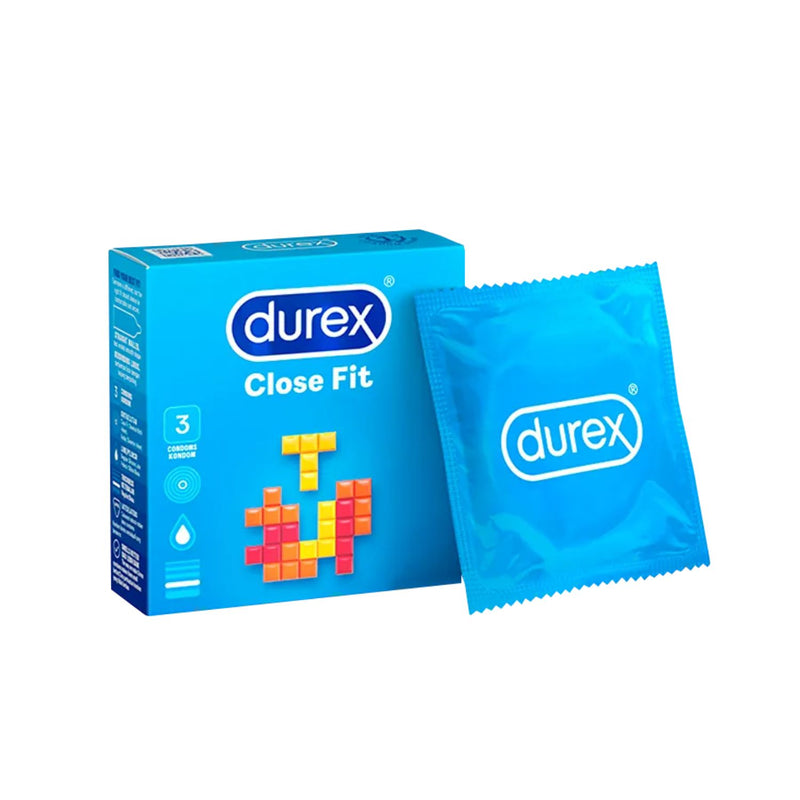 Durex Close Fit Condom 3 Pcs or 12 Pcs
