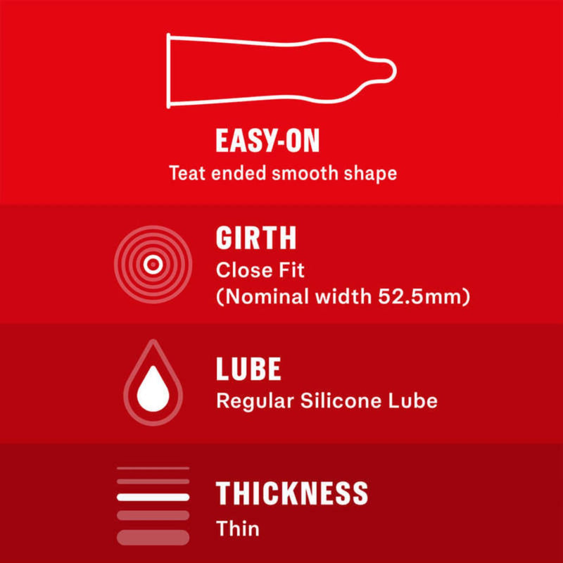 Durex Fetherlite Feel Thin Condom 3pcs or 12pcs