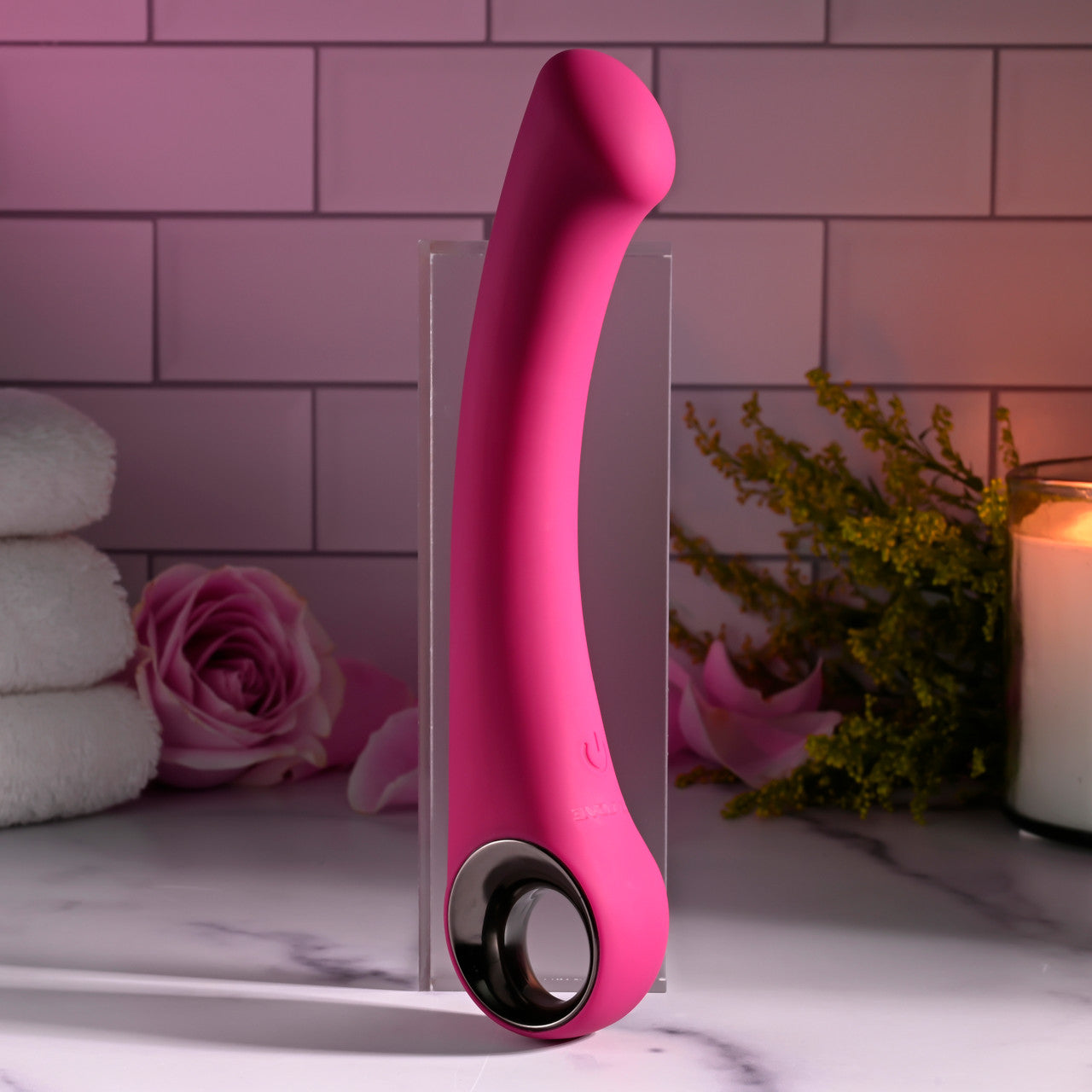 Evolved Pleasure Curve Silicone G-Spot Vibrator Burgundy