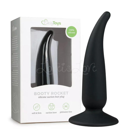 Easytoys Booty Rocket Silicone Suction Butt Plug 13cm
