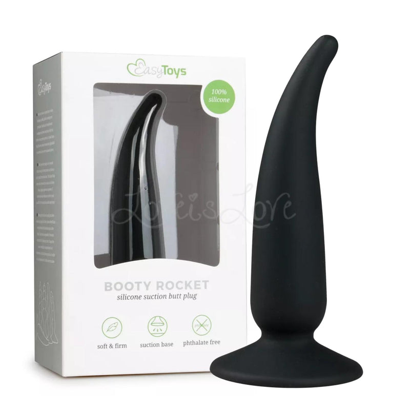 Easytoys Booty Rocket Silicone Suction Butt Plug 13cm