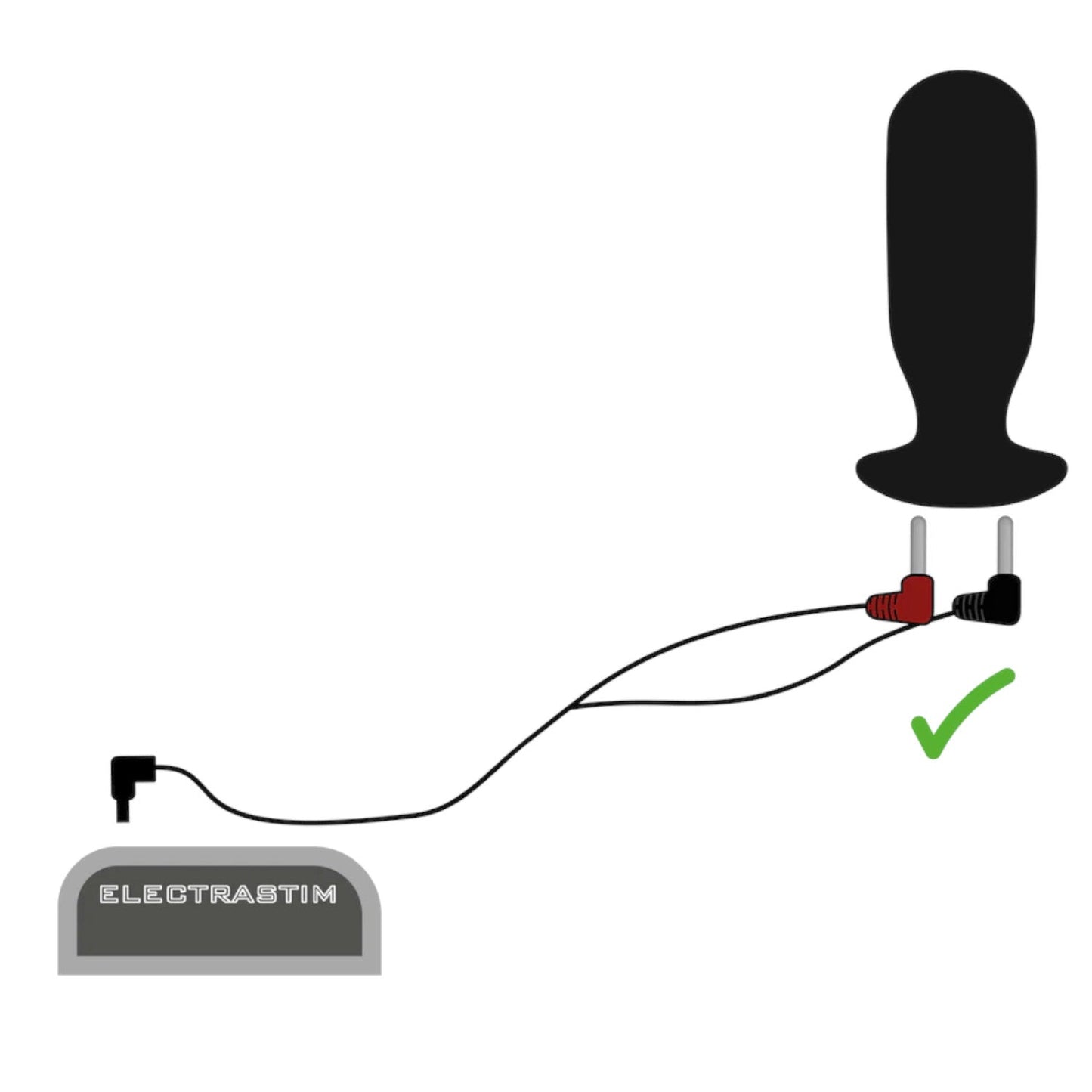 ElectraStim 90-Degree Stimulator Cables EM2212
