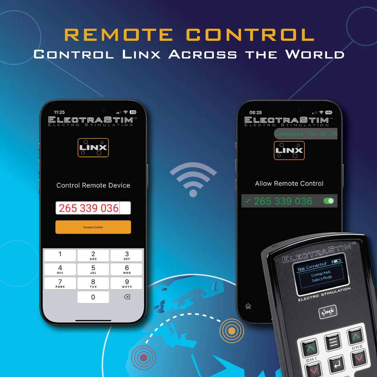ElectraStim LINX App-Controlled Electro Stimulator EM220 - Dual Output E-Stim