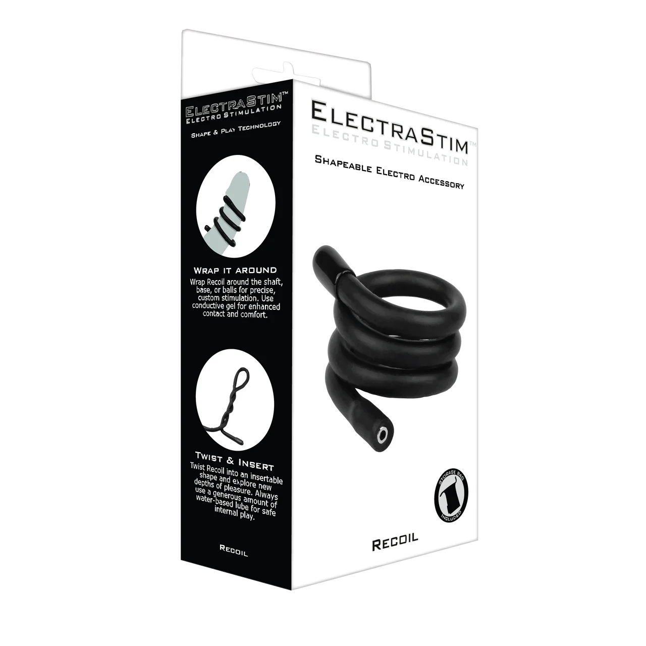 ElectraStim Recoil Shape & Play Flexible Unipolar E-Stim Electrode (2mm Pin)