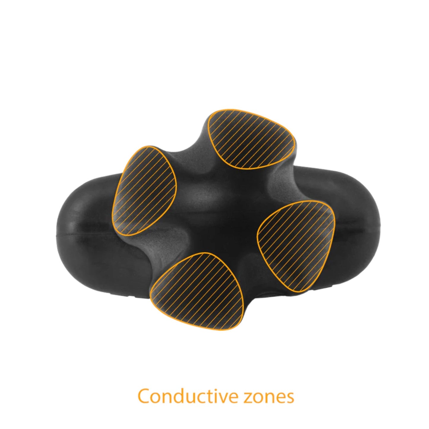 ElectraStim Silicone Noir Tartarus Quadripolar Butt Plug EM3160
