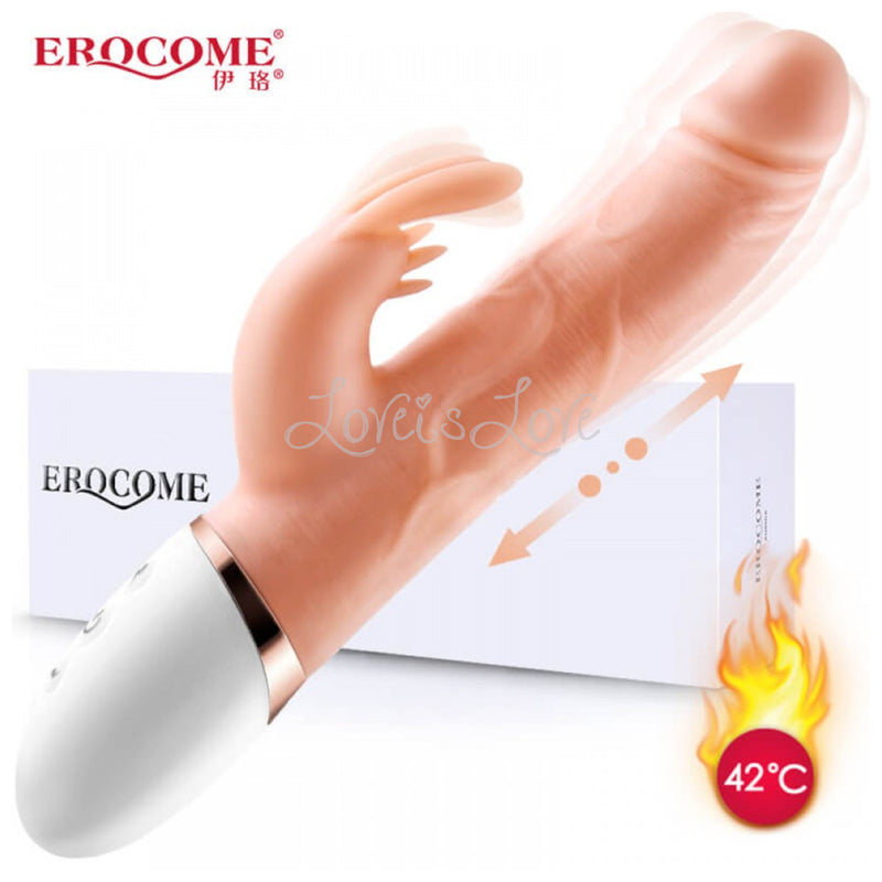 Erocome Canismajor Thrusting Rotating Heating Rabbit Vibrator Vanilla
