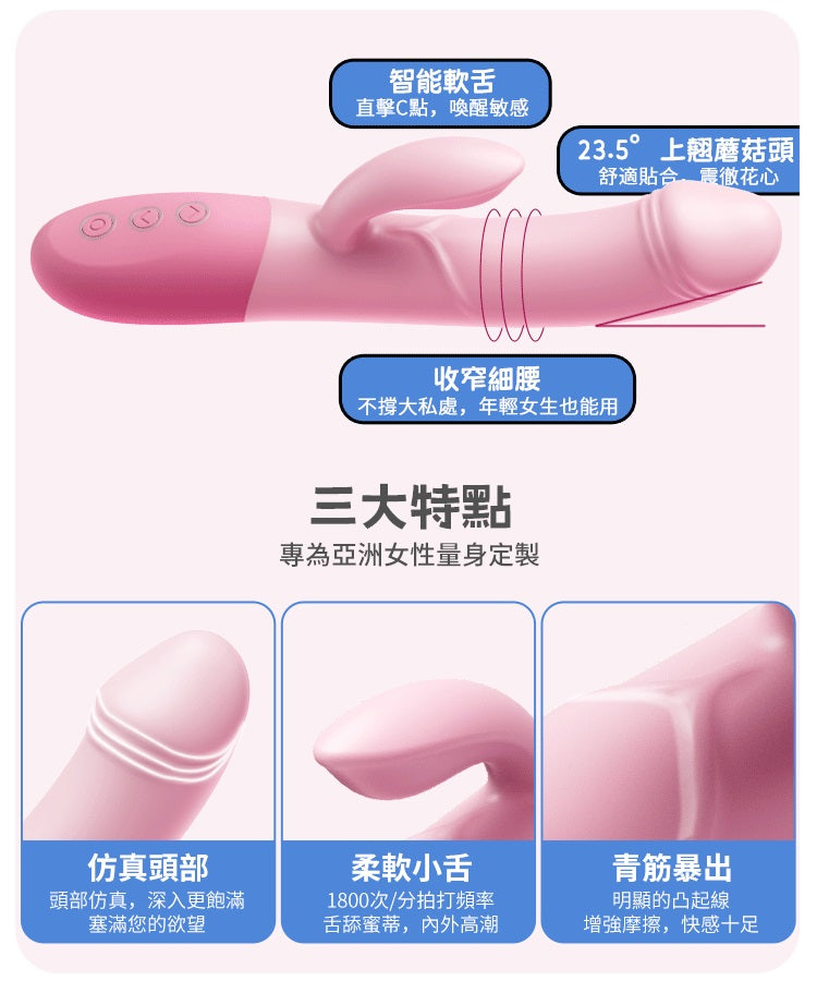 Erocome Crater Smart Heating App-Control Vibrator