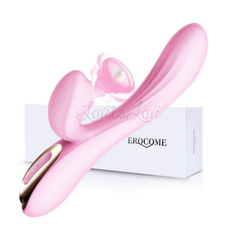 Erocome Delphinus Vibrating Motion With Sucking Function Vibrator Pink (Limited Period Sale)