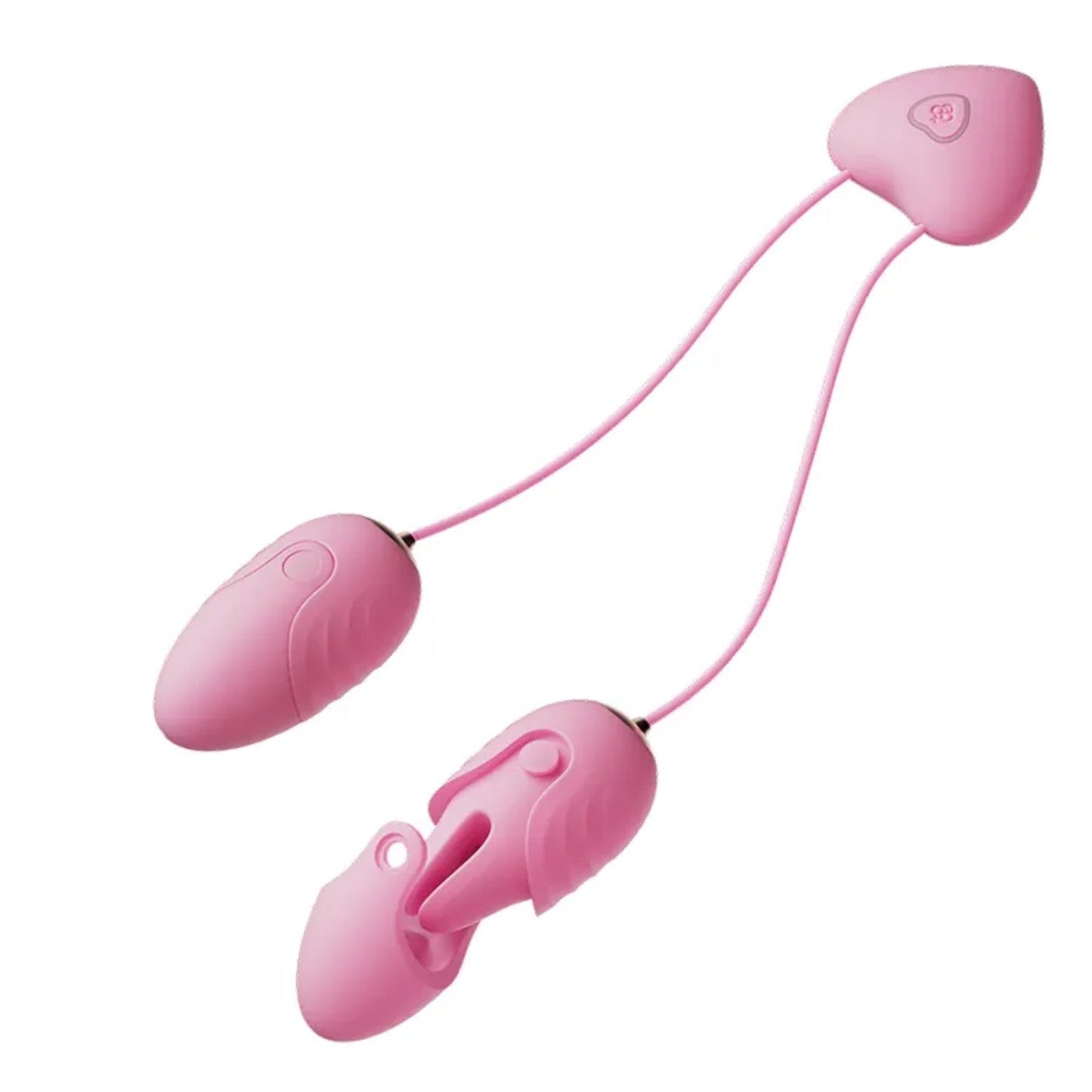 Erocome Puppis 2-in-1 Breast Clip and Wired Vibrator