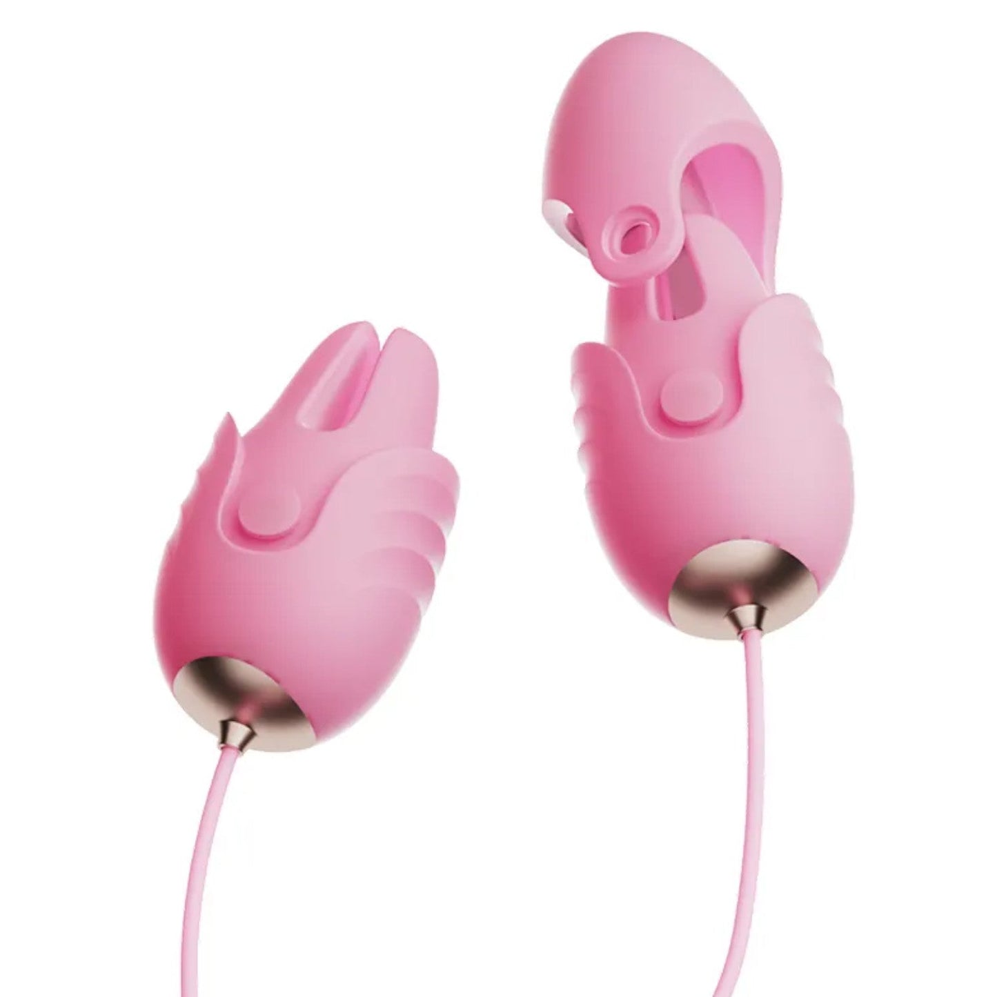 Erocome Puppis 2-in-1 Breast Clip and Wired Vibrator