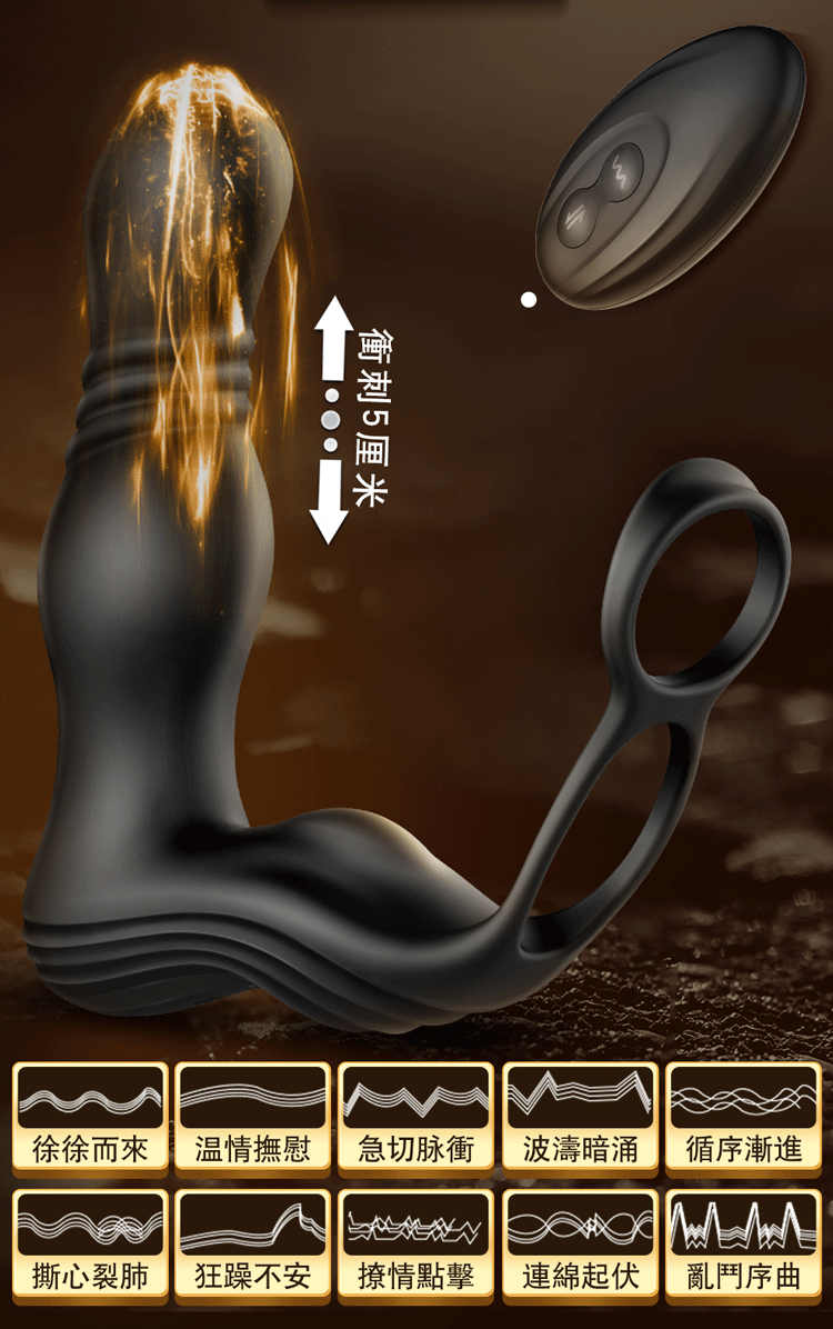 Erocome Sagittarius Remote Prostate Vibrating Massager ( erocome delisted )