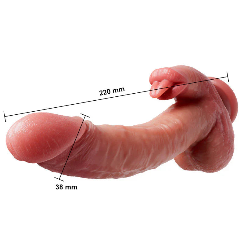 Erocome Serpens Pro Thrusting Licking Heated Remote Control Vibrator
